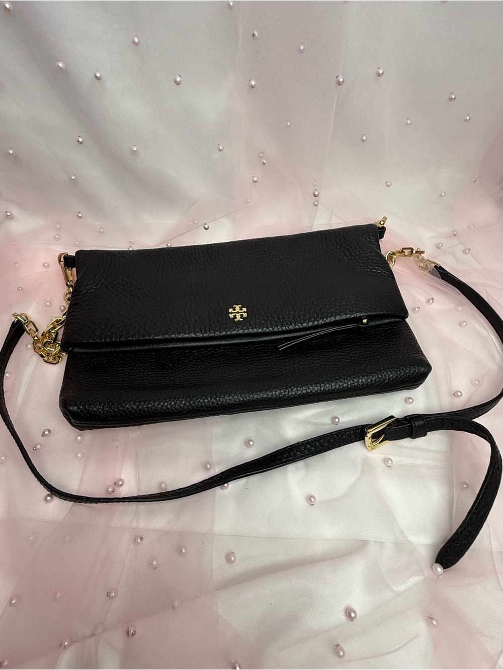 Tory Burch Black Leather Crossbody